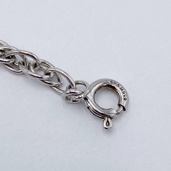 Vintage Sterling Silver Dainty Bracelet - Picture 5 of 7